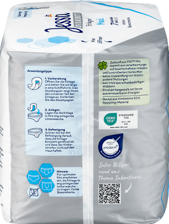 Einlagen Inkontinenz Maxi Jessa DISKRET