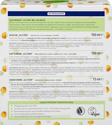 Geschenkset Glitzer-Set  alverde NATURKOSMETIK