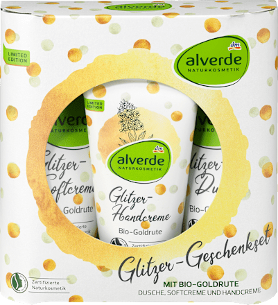 Geschenkset Glitzer-Set  alverde NATURKOSMETIK