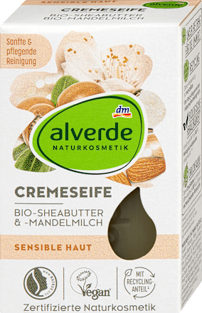 Čvrsti sapun sa ši puterom i bademovim mlekom alverde NATURKOSMETIK
