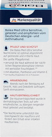 Nachtcreme Ultra Sensitive  Balea med
