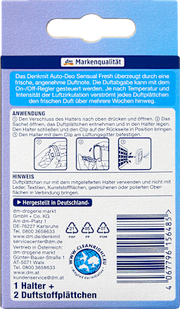 Auto Deo Sensual Fresh Denkmit