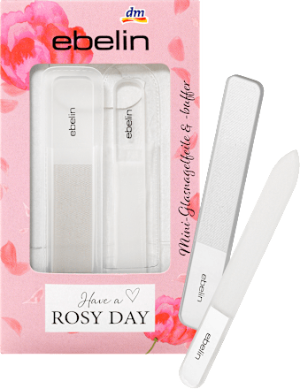 Glasnagelfeilen Set 2tlg Have a rosy day ebelin