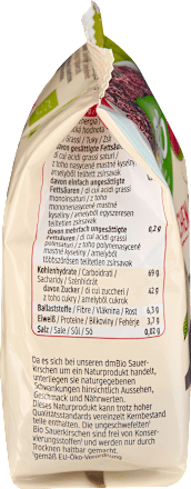 Trockenfrüchte, Sauerkirschen entsteint dmBio