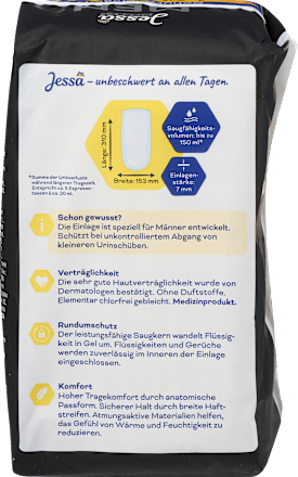 Assorbenti uomo per incontinenza media Level 2 Jessa DISKRET