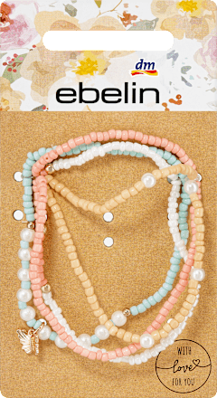 Armbänder elastisch mit Perlen ebelin