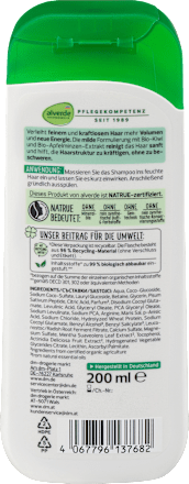 Shampoo Volumen alverde NATURKOSMETIK