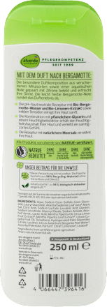 Duschgel Zeit für Glück Bio-Minze Bio-Bergamotte alverde NATURKOSMETIK