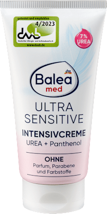 Ultra Sensitive intenzivna krema za lice s ureom Balea med