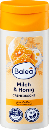 Krémový sprchovací gél mlieko a med Balea