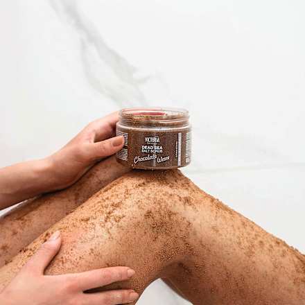 Скраб за лице и тяло Chocolate Wave Victoria Beauty