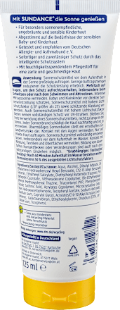 Слънцезащитен крем за деца Ultra Sensitiv, SPF50 sundance