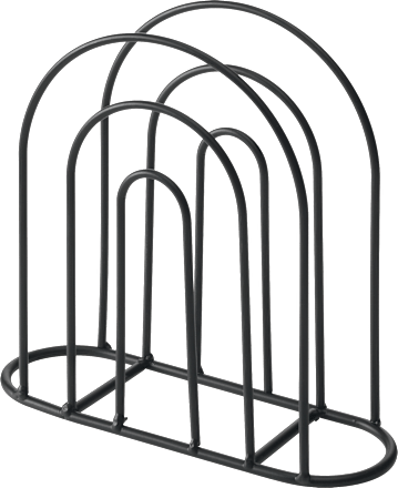 Serviettenhalter aus Metall, schwarz (18x6cm) BOLTZE