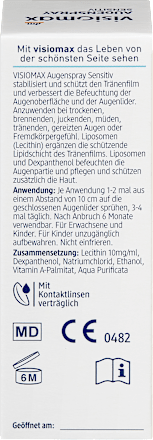 Augenspray Sensitiv  VISIOMAX