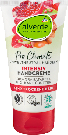 Intenzivna krema za roke z bio granatnim jabolkom in bio karitejevim maslom alverde NATURKOSMETIK