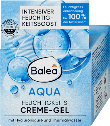 Acqua gel crema idratante con acido ialuronico e acqua termale Balea