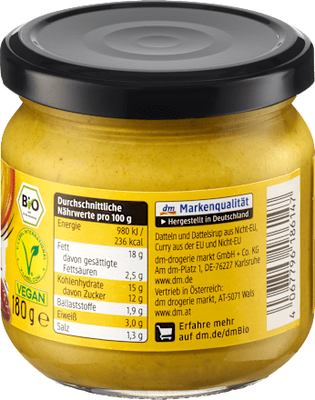 Curry-Dattel Dip dmBio