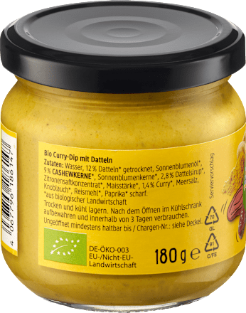 Curry-Dattel Dip dmBio