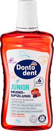 Płyn do płukania jamy ustnej dla dzieci o smaku malinowym Dontodent