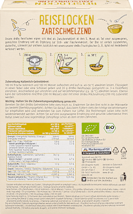 Kaszka zbożowa z płatkami ryżowymi od 5. miesiąca życia dmBio