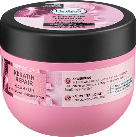 Trattamento riparatore per capelli con cheratina Balea PROFESSIONAL