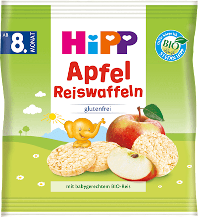 EKO dječji kreker s rižom i jabukom, 8 + mj. HiPP