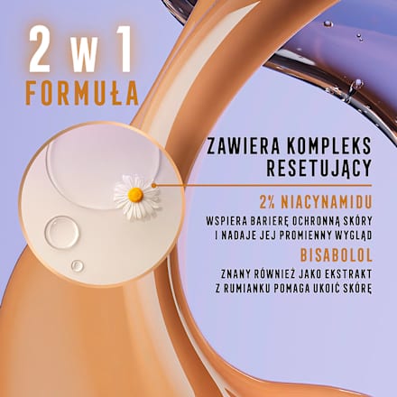 Podkład pielęgnujący z serum Miracle Pure 2 w 1 Skin Reset nr 40-60 Light  MAX FACTOR