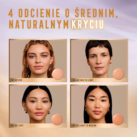 Podkład pielęgnujący z serum Miracle Pure 2w1 Skin Reset nr 10-30 Fair  MAX FACTOR