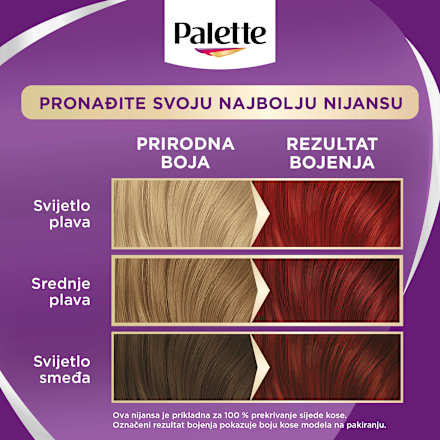 Boja za kosu – 6 - 88 intenzivna crvena Palette INTENSIVE COLOR CREME
