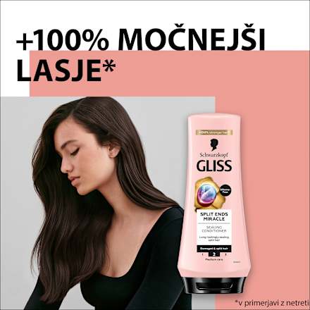 Balzam za lase Split Ends Miracle!  Schwarzkopf GLISS