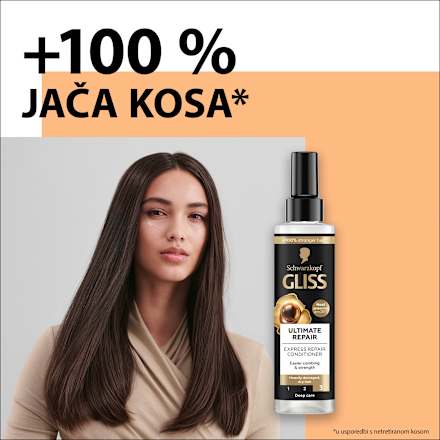 Ultimate Repair Express regenerator za kosu u spreju Schwarzkopf GLISS