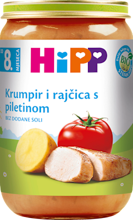 EKO kašica od krumpira, rajčice i piletine, 8 + mj. HiPP