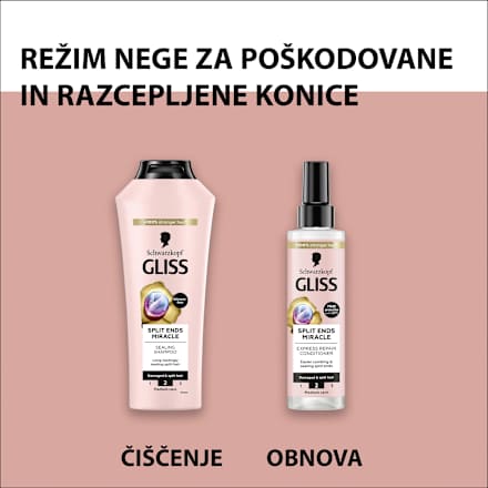 Šampon Split Ends Miracle Schwarzkopf GLISS