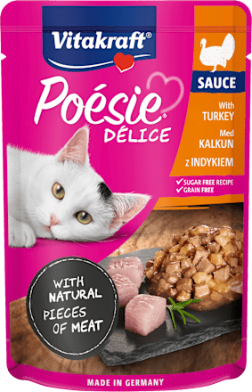 Hrana za odrasle mačke Poésie Délice, puranja prsa Vitakraft