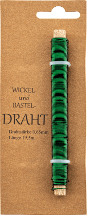 Basteldraht grün KUWOPA