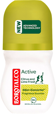 Deodorant roll-on Active cu citrice și lămâie Borotalco