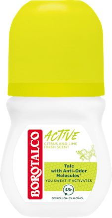 Deodorant roll-on Active cu citrice și lămâie Borotalco