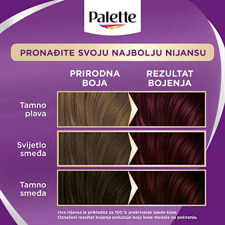 Boja za kosu – 4 - 89 intenzivni patlidžan Palette INTENSIVE COLOR CREME