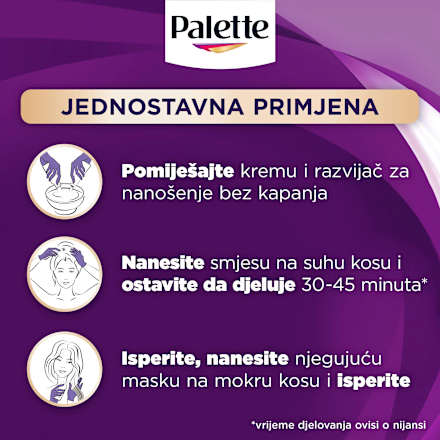 Boja za kosu – 4 - 89 intenzivni patlidžan Palette INTENSIVE COLOR CREME