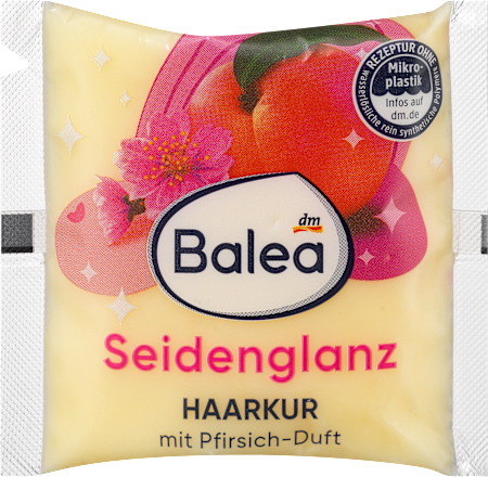 Haarkurkissen Seidenglanz mit Pfirsich-Duft Balea
