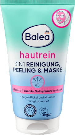 Reinigung-Peeling-Maske 3in1 hautrein Balea