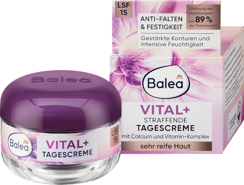 Gesichtscreme Vital + straffend LSF 15 Balea