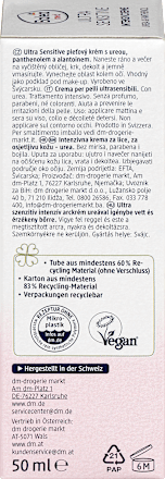 Ultra szenzitív intenzív arckrém, igénybevett és érzékeny bőrre Balea med