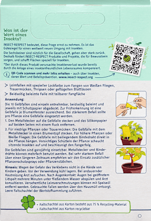 Vaba za insekte na rastlinah, v lističih Profissimo