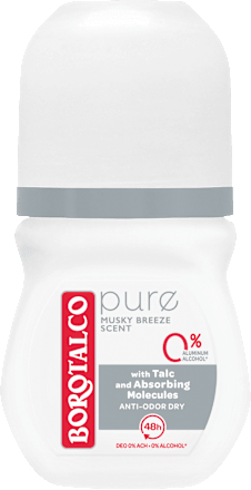 Deodorant roll-on Pure Musk Borotalco