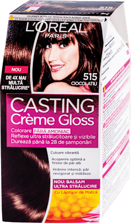 Vopsea păr  515 ciocolatiu L'ORÉAL PARiS CASTING Crème Gloss