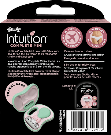 Intuition Complete holicí strojek Mini + náhradní hlavice WILKINSON SWORD