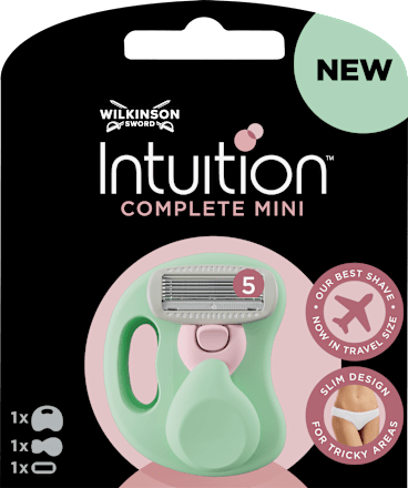Intuition Complete holicí strojek Mini + náhradní hlavice WILKINSON SWORD