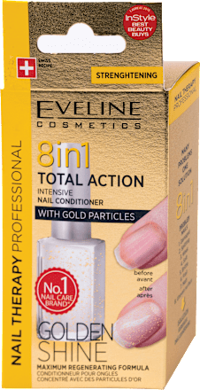Tratament profesional de unghii 8 în1 Golden Shine EVELINE COSMETICS