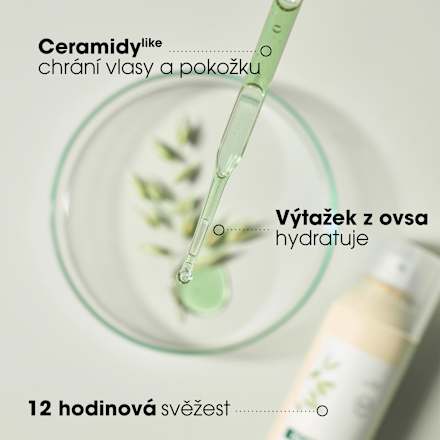 suchý šampon na vlasy Oves a Ceramidy KLORANE